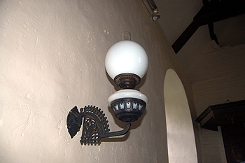Lamp in the nave March 2012